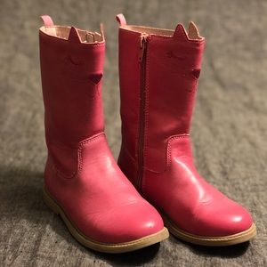 Pink cat boots
